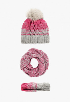 Шапка, шарф и варежки TrendyAngel